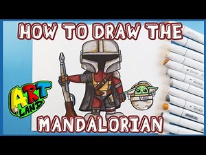 How to Draw THE MANDALORIAN!!!