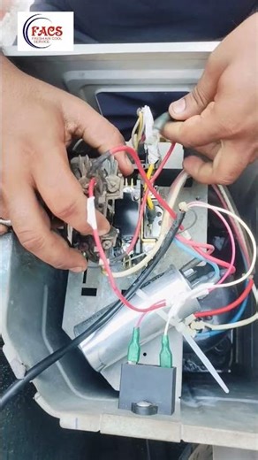 Split AC contractor wiring connection