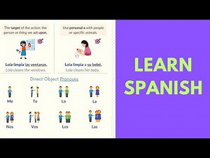 Learn Spanish☺️ Direct Object Pronouns Explained