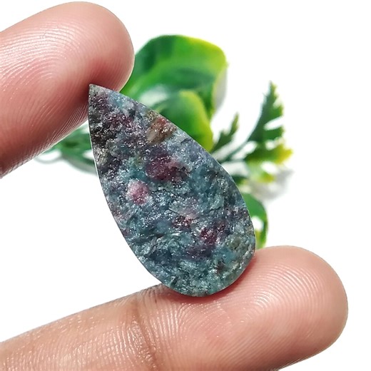 Ruby Kyanite Druzy Gemstone: Loose Crystal Stone for Jewelry Making - Etsy