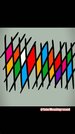 Beginner Color Cross-Hatching [Color Asmr] #shorts #colorasmr #crosshatching #colors #satisfying#art