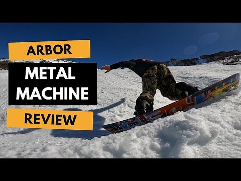 We Check Out The Arbor Snowboards Metal Machine