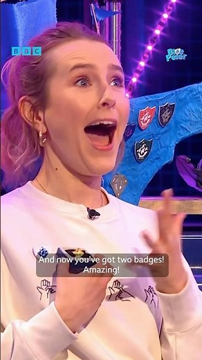 Rose Ayling-Ellis receives a GOLD Blue Peter badge!