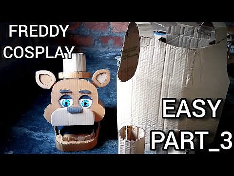 How To Make Freddy Mask With Cardboard | EASY TUTORIAL | PART 3