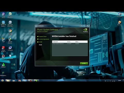 how to install nvidia physx system software new version 9.18.0907