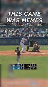 THIS GAME WAS MEMES #mlb #baseball #Dodgers #Brewers #mlbmemes #warzone #memes #hydracam #mlbhighlights | HydraCam