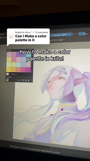 How to Create a Color Palette in Krita