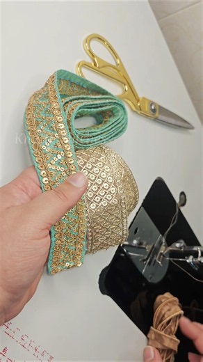 How to make a neck patch at home with leftover laces #shorts