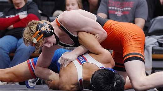 Ames boys wrestler Braxton Winkey is looking stronger than ever