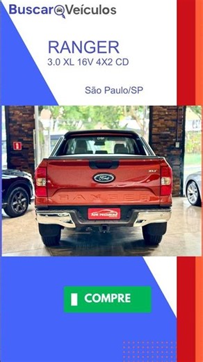 FORD RANGER 3.0 XL 16V 4X2 CD 2025 à venda em São Paulo/SP - BuscarVeiculos.com.br #Shorts