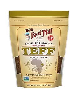 Bob's Red Mill Whole Grain Teff, 24oz (Pack of 1) - Non GMO, Whole Grain, Vegan, Kosher