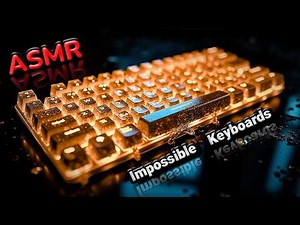 ASMR Typing on 25 Unreal Keyboards 🔥 (Most Satisfying Sounds)