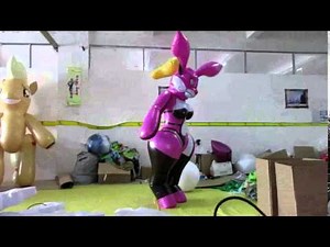 Exercise inflatable sexy rabbit girl costume suit