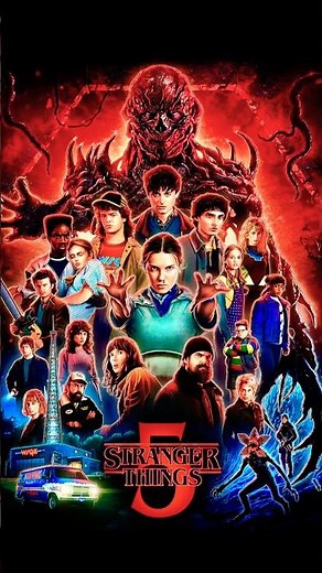 All Stranger Things posters - Season 1 to 5 #strangerthings #strangerthings5 #strangerthings4