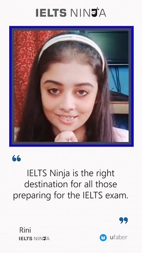 Success Stories: Hear From Our IELTS Ninja's Students! At IELTS Ninja, we take immense pride in our students' accomplishments in the IELTS exam. Here are inspiring testimonials from individuals who achieved their target scores through our IELTS Ninja's Program. Enroll IELTS Ninja now and embark on your journey towards IELTS success with us! https://bit.ly/462qMxz #IELTS #IELTSCoaching #Testimonials #ExamSuccess #StudentAchievements #AchieveYourGoals #LanguageProficiency #JoinUs #SuccessStories #