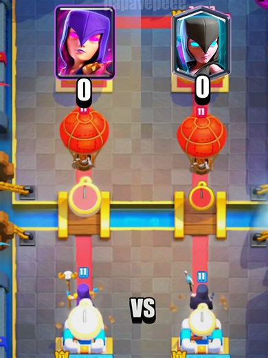 Night Witch vs Default Witch in Clash Royale