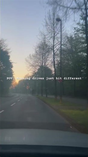 POV: Morning Drive Hits Different 🌅 | Calm Driving Vibes #shorts
