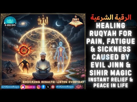 Healing Ruqyah for Pain, Fatigue & Sickness Caused by Evil Jinn & Magic | Instant Relief & Peace