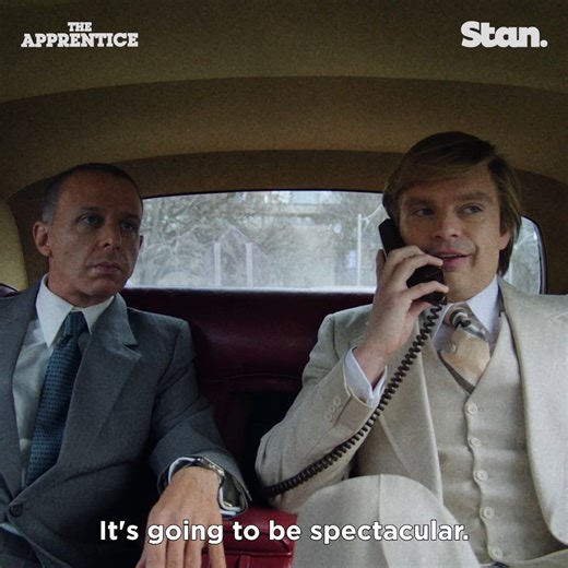 Academy Award Nominees Sebastian Stan and Jeremy Strong star in The Apprentice, now streaming on Stan. #TheApprentice | Stan.