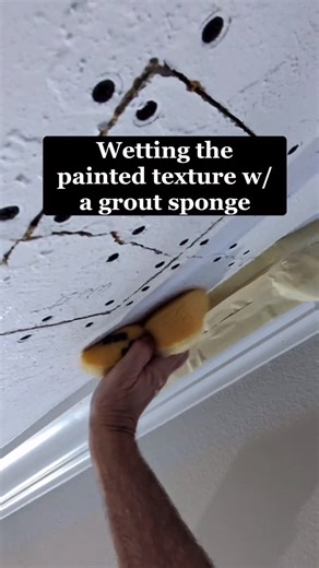 Paul Peck on Instagram: "Removing The Ceiling Texture At The Ceiling Crack Repairs! This will yield a much flatter ceiling repair. Be sure to Follow for the next video of the series and for more drywall content. Let me know what you’re working on and if you have any questions. Thanks so much for watching! -Paul #ceilingrepair #texture #drywall #repair #tips #homerepair #homeimprovements #dıy #paulpeck"