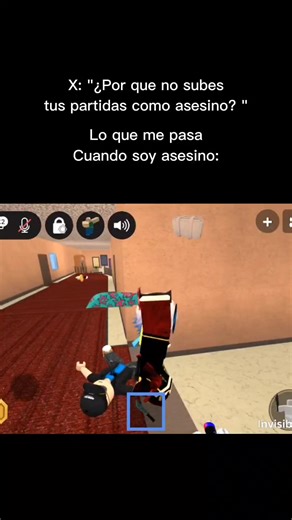 Alguien que me ayude a aprender a lanzar el cuchillo 💜😳 #murdermystery2 #robloxfyp #flop #humor #mm2