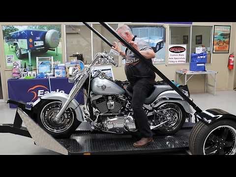 Ramp-less Motorbike trailer