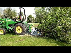 Compact Tractor Tree Saw!