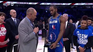 446K views · 10K reactions | "I want to thank Kobe for everything he's done for me. All the long talks and workouts. Thank you. This one's for him." Kawhi Leonard thanked The Mamba after winning the first-ever Kobe Bryant All-Star MVP Award. | ESPN | Facebook