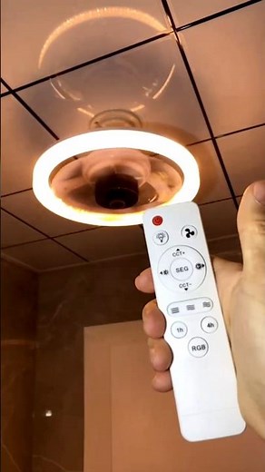 "Ceiling Fan with Light Upgrade | Modern Look for Bedroom & Living Room | 3-Color Light Fan!"