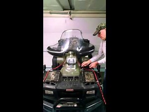 Quad plow angle changes made easy