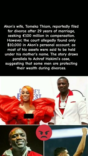 Akon Pulled a Hakimi Move! His Wife Asked for €100M… Guess What She Got#shorts
