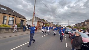 County Flute Band - Larkhall Purple Heroes 70th Anniversary Parade | Scottish Band Parades