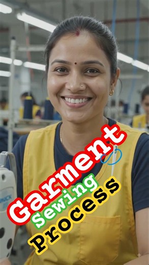 Garment Sewing Process | Industrial Sewing Machine Operator at Work | Garments Today #garmentfactory