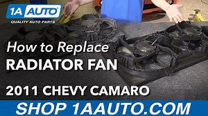 How to Replace Radiator Cooling Fan Assembly 2010-15 Chevy Camaro
