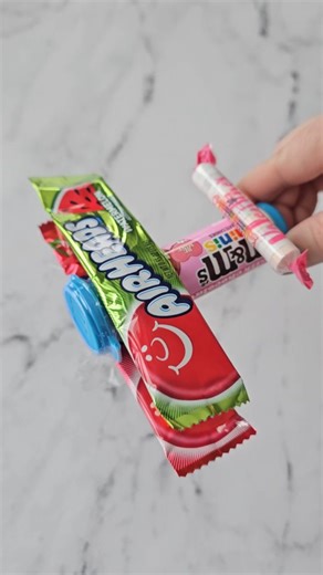 Michelle | Crafty Morning on Instagram: "Cute candy airplanes for a valentines day gift! #valentines #valentinegift #valentinegiftideas #candygift #airplanelovers"