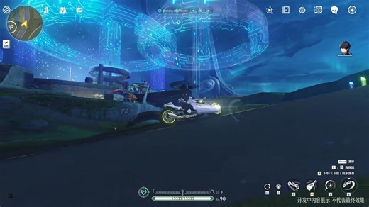 Mapa de carrera de Lahai-Roi con la moto escuchando música del juego de fondo #yinlinwaves #WutheringWaves | Yinlin Waves