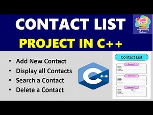 Contact Book Project in C++ using Linked List | DSA for Beginners