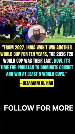India Won’t Win for 10 Years?” 😳 Inzamam-ul-Haq Big Statement! 🇮🇳 vs 🇵🇰