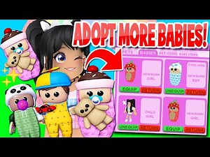 *NEW* ADOPT *6 BABIES* MULTIPLE KIDS in CLUB ROBLOX Update!