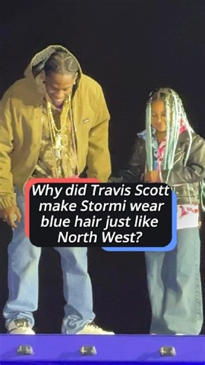 25K views · 32 reactions | blue hair just like North West?No one realized that with just one move, he completely made Kim Kardashian a laughingstock. #kardashians #celebrity #USA #travisscott #kyliejenner #northwest #kimkardashian | Celeb Story | Facebook