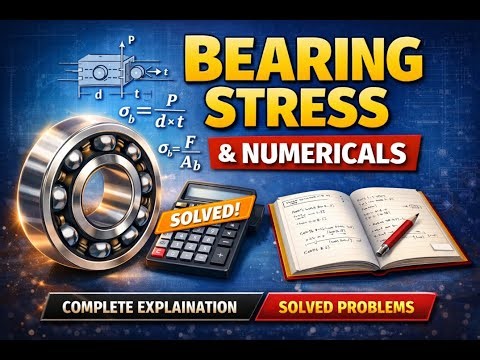 Bearing Stress Explained | Theory & Solved Numericals | Machine Design