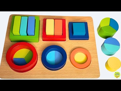 Shapes Sorting Activity for Kids 🔷🟥 | Learn Shapes & Colors | Educational Video
