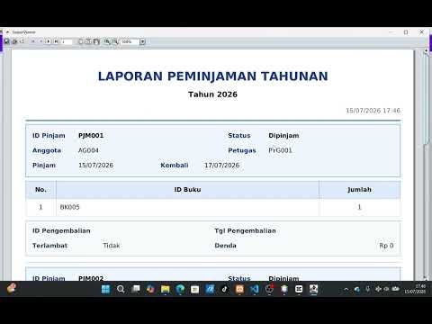 Apilkasi Perpustakaan || Java Netbeans