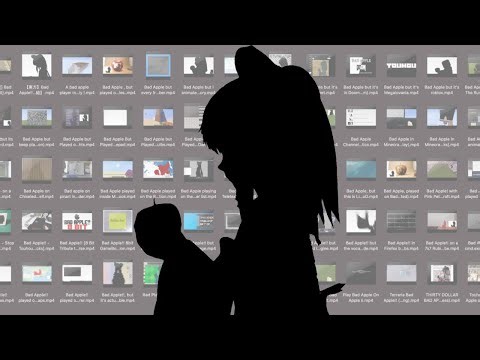 bad apple but it keeps changing like my attention span