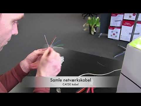 Sådan samler man et netværkskabel