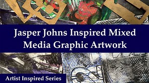 Artist Inspired: Graphic Mixed Media Artwork Techniques Inspired by Jasper Johns | Elisabeth Wellfare | Skillshare