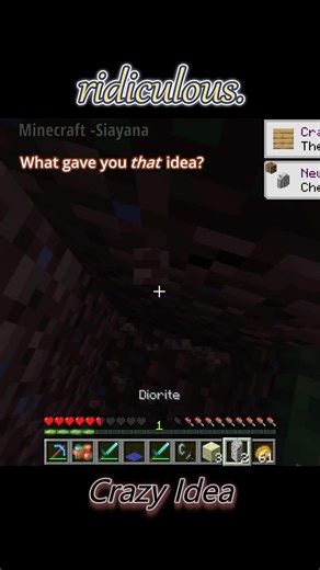 Crazy Idea [Minecraft Randomizer Royal] #gaming #minecraft #randomizer #modedminecraft