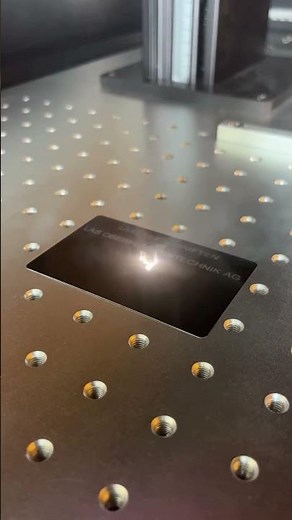 Lasergravur auf Metall