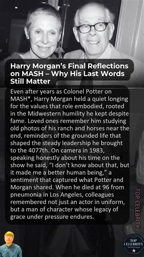 Harry Morgan’s Final Reflections on MASH – Why His Last Words Still Matter