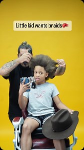 Little kid wants braids #reels #viral #braids | Juan Castano